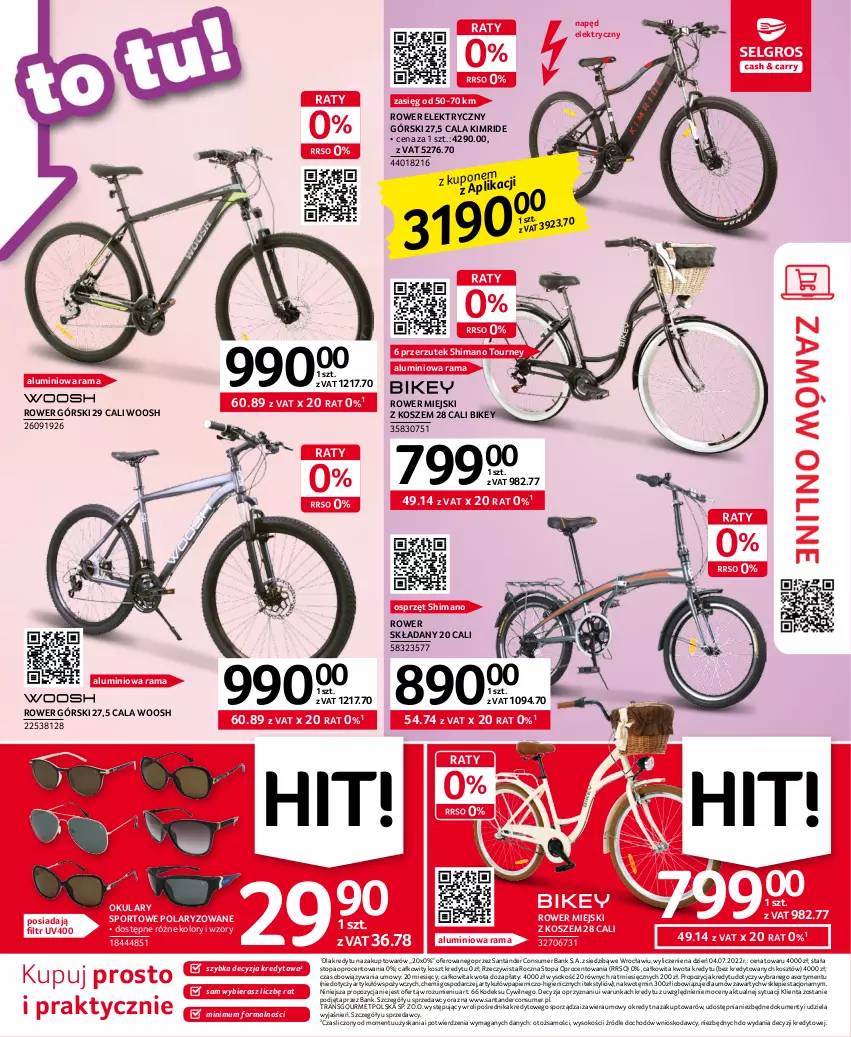 Gazetka promocyjna Selgros - Oferta przemysłowa - ważna 11.04 do 19.04.2023 - strona 5 - produkty: Kosz, Papier, Por, Rama, Rower, Rower elektryczny, Sok, Sport, Sprzedawcy, Top, Tran