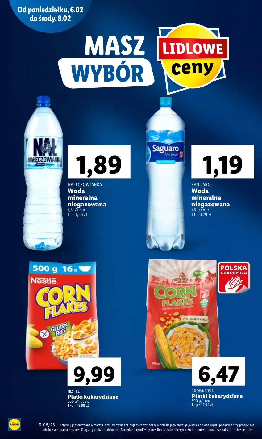 Gazetka promocyjna Lidl - GAZETKA - ważna 06.02 do 08.02.2023 - strona 14 - produkty: Nałęczowianka, Nestlé, Woda, Woda mineralna