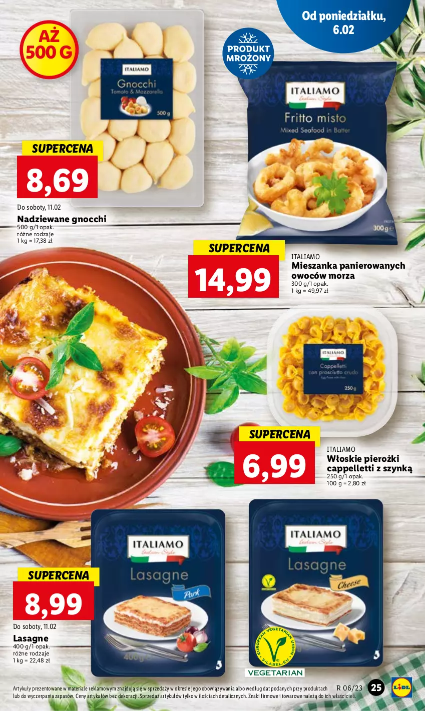 Gazetka promocyjna Lidl - GAZETKA - ważna 06.02 do 08.02.2023 - strona 27 - produkty: Gnocchi, Lasagne, Pellet