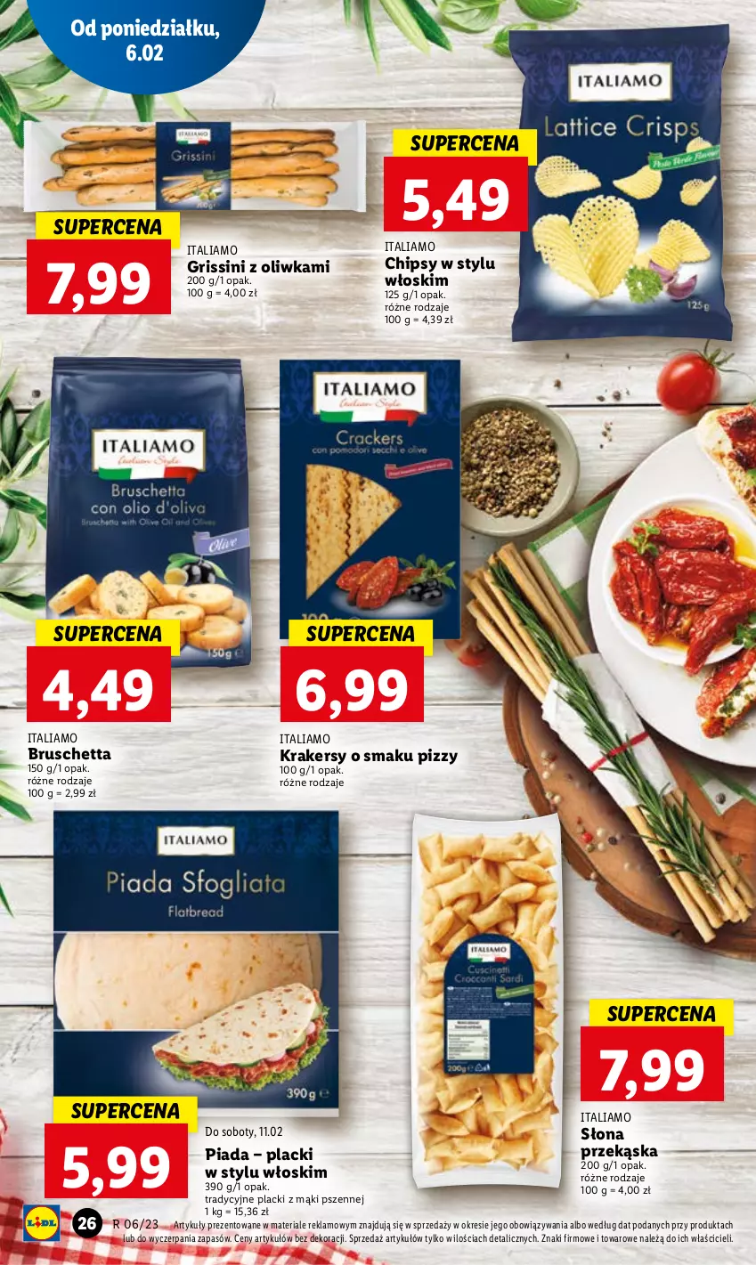 Gazetka promocyjna Lidl - GAZETKA - ważna 06.02 do 08.02.2023 - strona 28 - produkty: Chipsy, Grissini, Krakersy, Lack