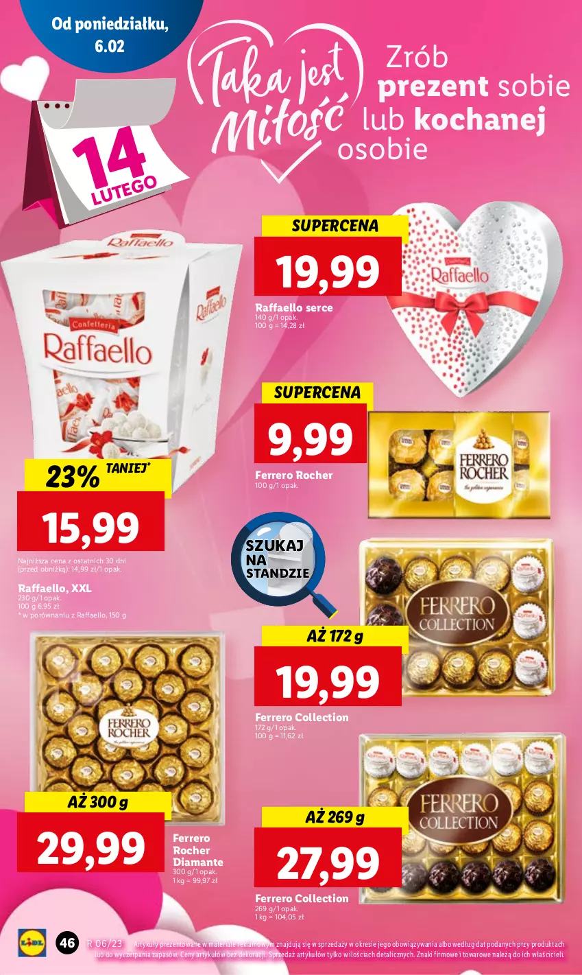 Gazetka promocyjna Lidl - GAZETKA - ważna 06.02 do 08.02.2023 - strona 48 - produkty: Diamant, Fa, Ferrero, Ferrero Rocher, Koc, Por, Raffaello, Ser