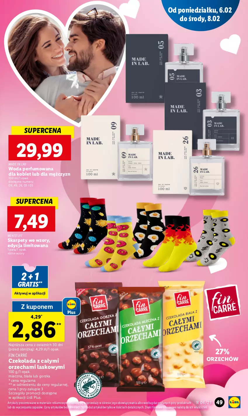 Gazetka promocyjna Lidl - GAZETKA - ważna 06.02 do 08.02.2023 - strona 51 - produkty: Czekolada, Gra, Karp, Perfum, Woda, Woda perfumowana