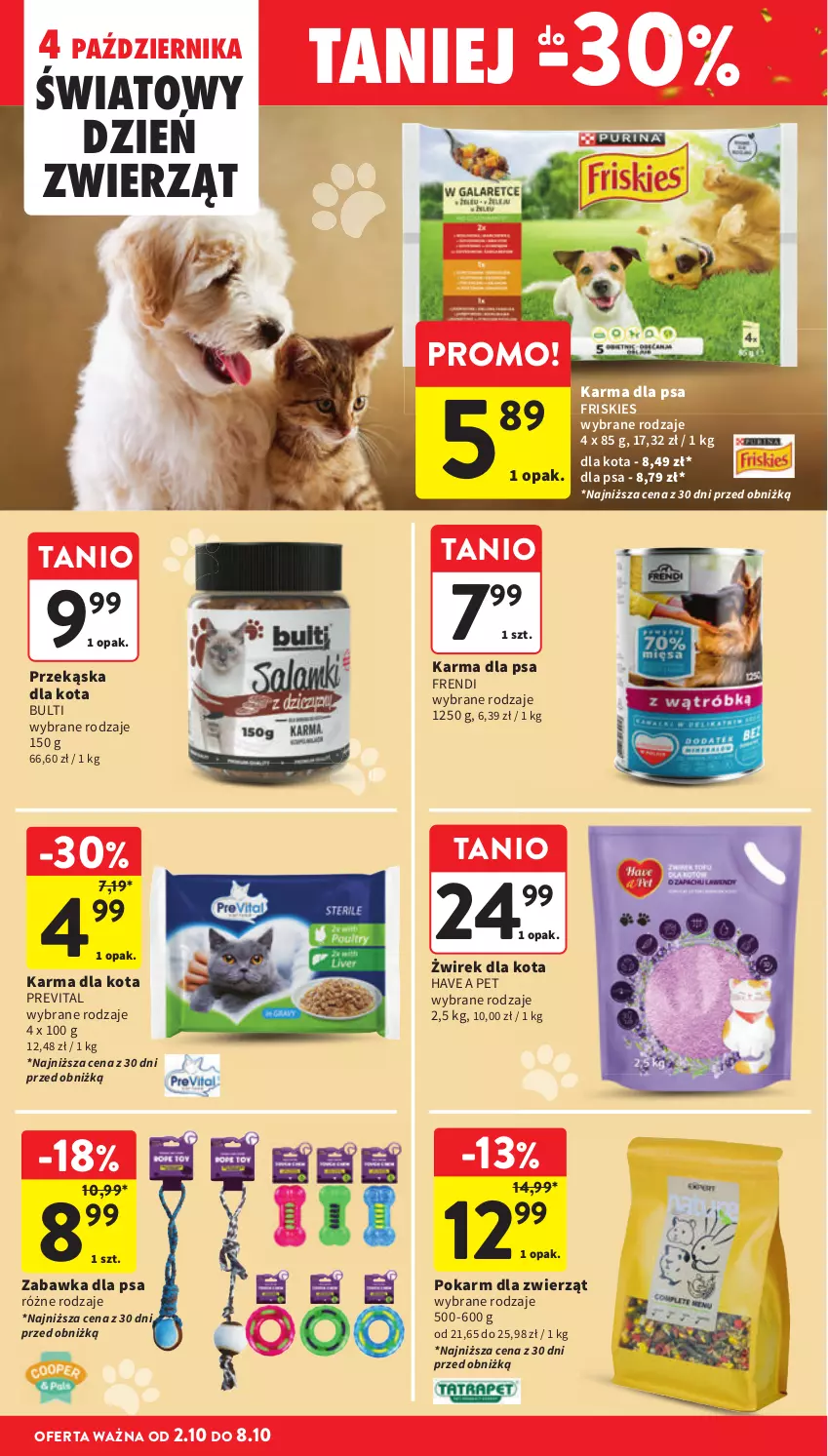 Gazetka promocyjna Intermarche - Gazetka Intermarche - ważna 02.10 do 08.10.2025 - strona 38 - produkty: Friskies, Zabawka