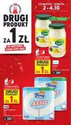 Gazetka promocyjna Intermarche - Gazetka Intermarche - Gazetka - ważna od 08.10 do 08.10.2025 - strona 4 - produkty: Majonez, Papier, Ręcznik, Rolki, Foxy