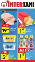 Gazetka promocyjna Intermarche - Gazetka Intermarche - Gazetka - ważna od 08.10 do 08.10.2025 - strona 46 - produkty: Ser, Rama, Jogurt, Napój jogurtowy, Szynka konserwowa, Szynka, Napój