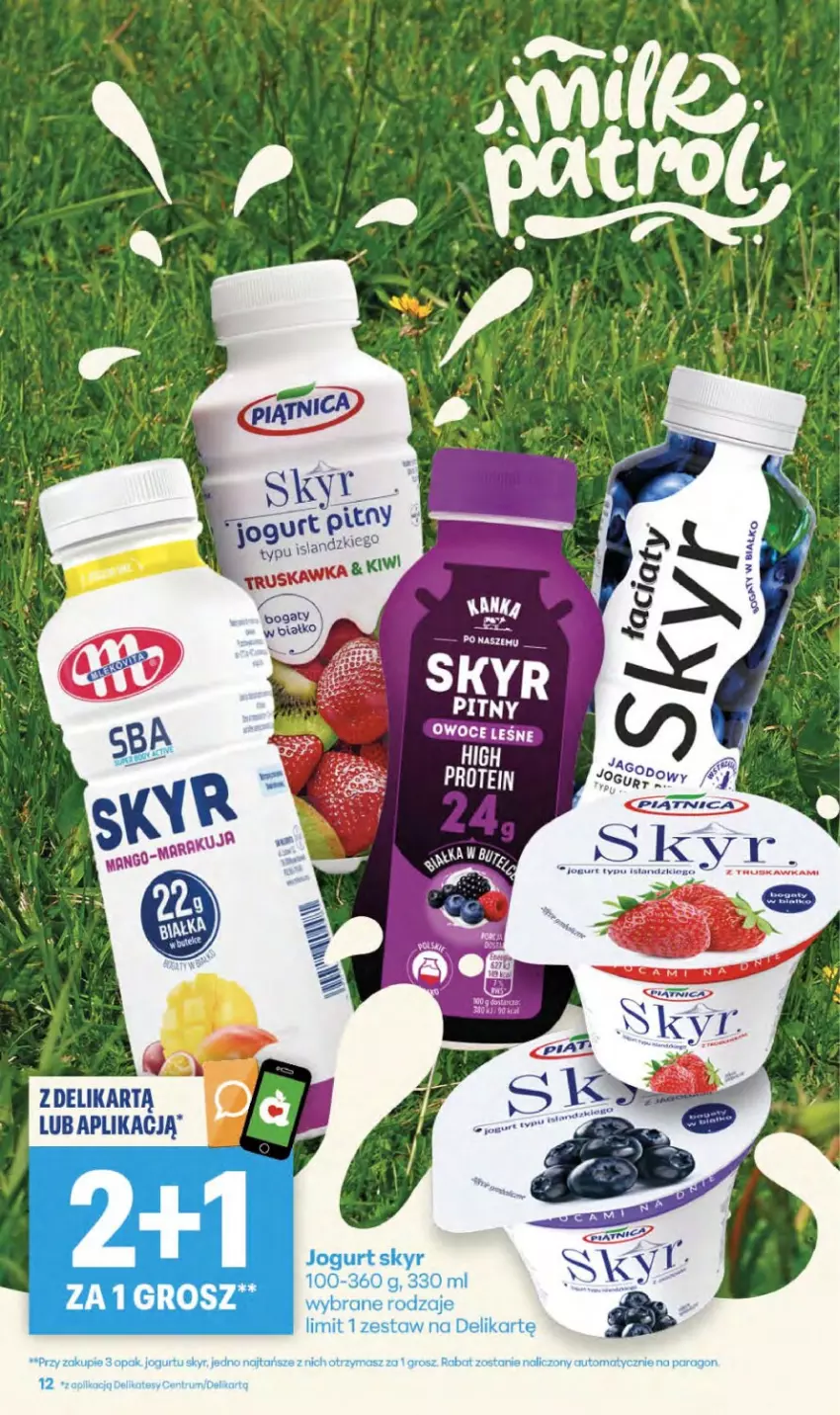 Gazetka promocyjna Delikatesy Centrum - Franczyza DC38 Czwartek - ważna 17.09 do 23.09.2026 - strona 12 - produkty: Isla, Jogurt, O nas