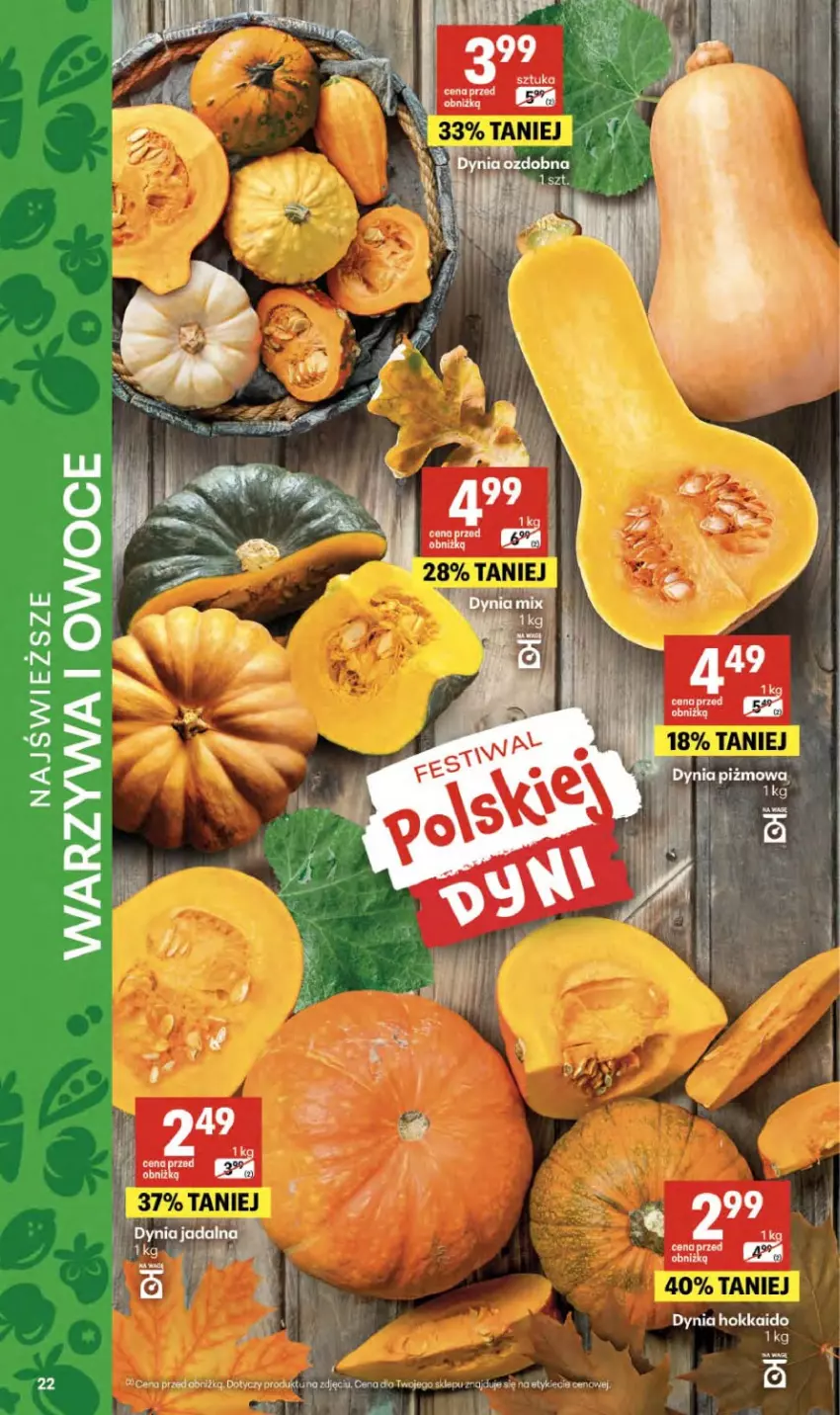 Gazetka promocyjna Delikatesy Centrum - Franczyza DC38 Czwartek - ważna 17.09 do 23.09.2026 - strona 22 - produkty: Owoce, Warzywa, Warzywa i owoce