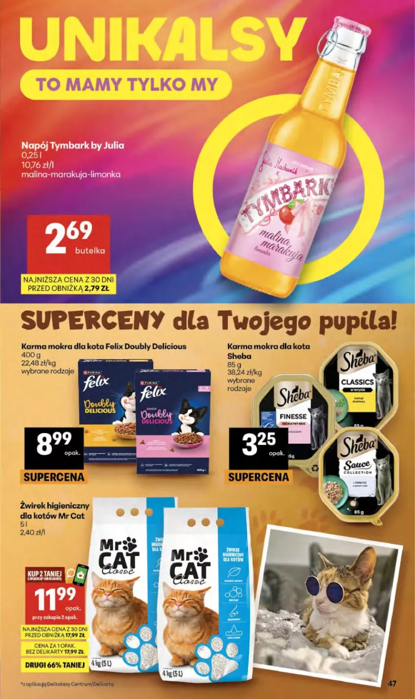 Gazetka promocyjna Delikatesy Centrum - Franczyza DC38 Czwartek - ważna 17.09 do 23.09.2026 - strona 47 - produkty: Felix, Rum, Sheba
