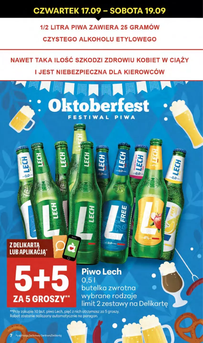 Gazetka promocyjna Delikatesy Centrum - Franczyza DC38 Czwartek - ważna 17.09 do 23.09.2026 - strona 7 - produkty: Gra, Piec, Piwa