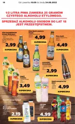 Gazetka promocyjna Netto - Artykuły spożywcze - Gazetka - ważna od 24.08 do 24.08.2022 - strona 14 - produkty: Piwa, Piwo, Sok, Gra, Napój energetyczny, Lemoniada, Granat, Mirinda, O nas, Lack, Pepsi, Tymbark, Limonka, Woda, Asahi, Napój, Mięta