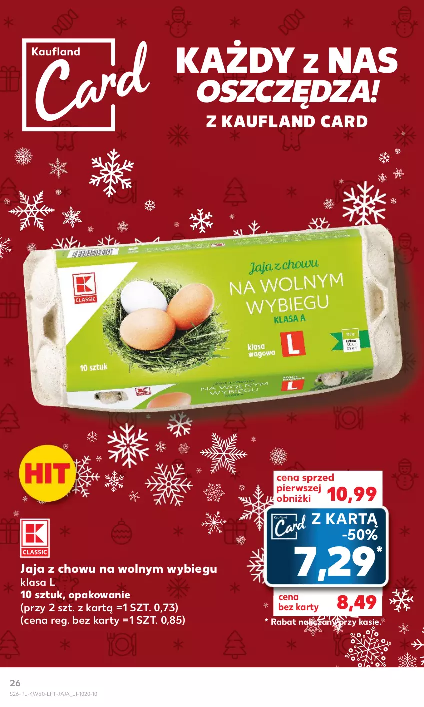 Gazetka promocyjna Kaufland - Gazetka tygodnia - ważna 14.12 do 19.12.2023 - strona 26 - produkty: Jaja