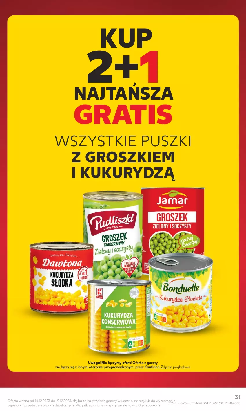 Gazetka promocyjna Kaufland - Gazetka tygodnia - ważna 14.12 do 19.12.2023 - strona 31 - produkty: Gra, Majonez, Waga