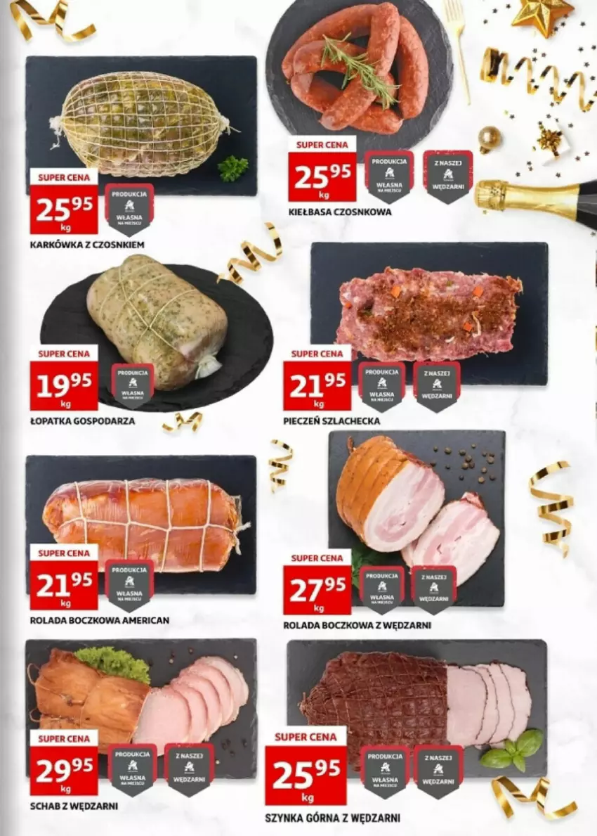 Gazetka promocyjna Auchan - ważna 27.12.2023 do 30.12.2024 - strona 29 - produkty: Kiełbasa, Szynka