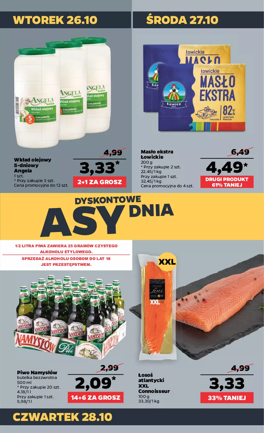 Gazetka promocyjna Netto - Gazetka spożywcza - ważna 25.10 do 30.10.2021 - strona 3 - produkty: Gra, Masło, Namysłów, Olej, Piwa, Piwo, Wkład olejowy