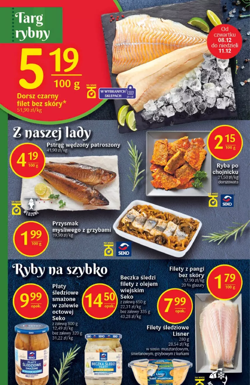 Gazetka promocyjna Delikatesy Centrum - Gazetka DC48 - ważna 08.12 do 14.12.2022 - strona 12 - produkty: Lazur, Lisner, Mus, SEKO, Sos