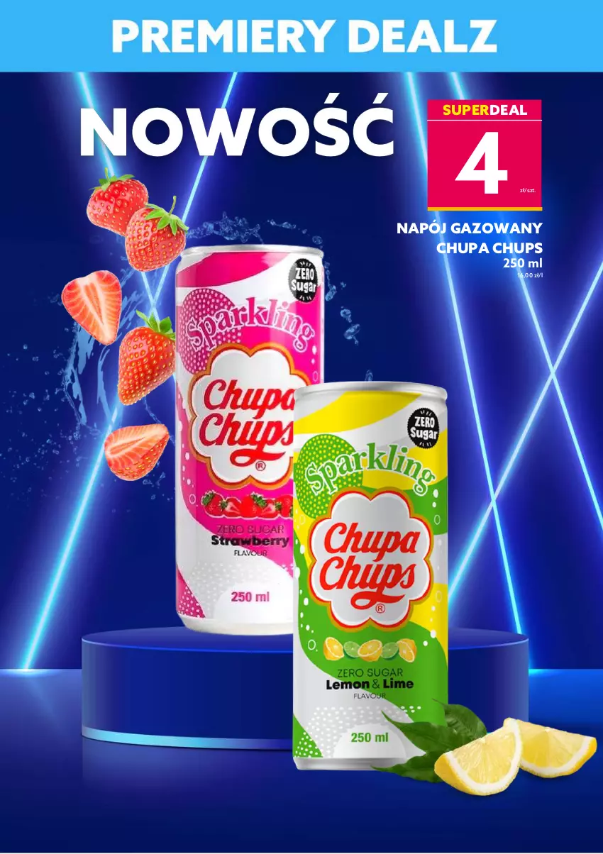 Gazetka promocyjna Dealz - ✨FESTIWAL MEGA OFERT!✨ - ważna 01.03 do 08.03.2023 - strona 4 - produkty: Chupa Chups, Napój, Napój gazowany