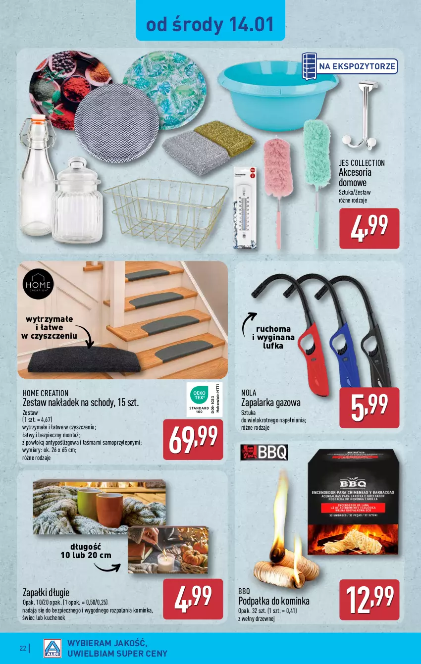 Gazetka promocyjna Aldi - Pełna oferta - ważna 12.11.2026 do 17.01.2027 - strona 22 - produkty: Gin, Inka, Mop, Piec, Zapalarka