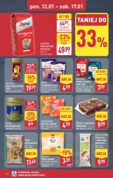 Gazetka promocyjna Aldi - Pełna oferta - Gazetka - ważna od 17.01 do 17.01.2027 - strona 14 - produkty: Piernik, Kawa rozpuszczalna, Kawa ziarnista, Krem pistacjowy, Kawa, Wafle, Tonik, Czekolada, Baton, Napój, Segafredo, Wafle tortowe