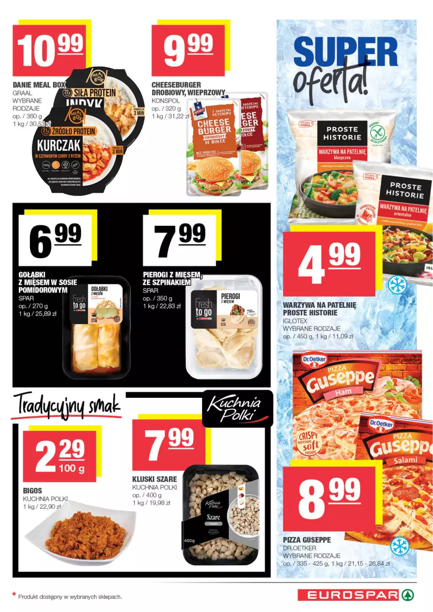 Gazetka promocyjna Spar - EuroSpar - ważna 09.03 do 19.03.2025 - strona 9 - produkty: Bigos, Burger, Gra, Graal, Kuchnia, Pierogi, Pizza, Warzywa