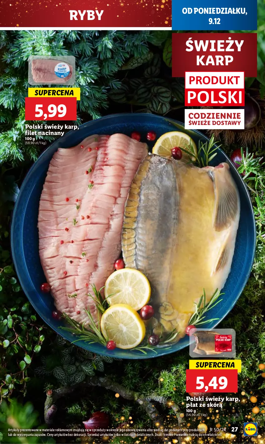 Gazetka promocyjna Lidl - GAZETKA - ważna 09.12 do 11.12.2024 - strona 31 - produkty: Karp