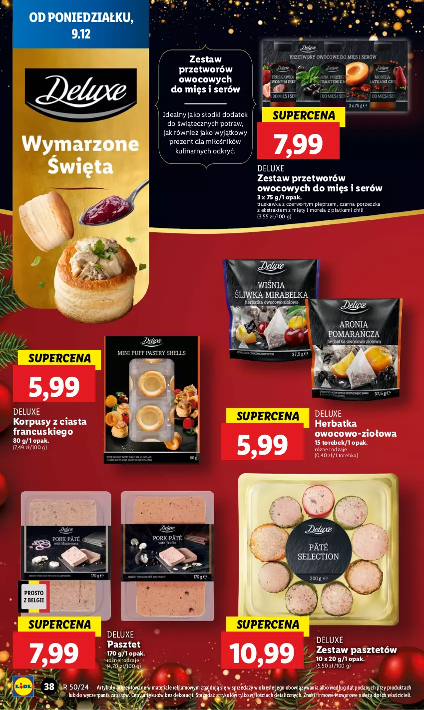 Gazetka promocyjna Lidl - GAZETKA - ważna 09.12 do 11.12.2024 - strona 42 - produkty: Korpusy, Morela, Pasztet, Pieprz, Por, Ser, Torebka