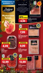 Gazetka promocyjna Lidl - GAZETKA - Gazetka - ważna od 11.12 do 11.12.2024 - strona 40 - produkty: Salami, Mortadella, Szynka wieprzowa, Bresaola, Dell, Szynka