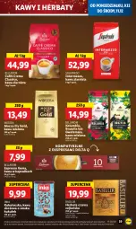 Gazetka promocyjna Lidl - GAZETKA - Gazetka - ważna od 11.12 do 11.12.2024 - strona 43 - produkty: Earl Grey, Inka, Kawa zbożowa, Kawa ziarnista, Bell, Kawa mielona, Kawa, Herbata czarna, Mocca Fix Gold, Bella, Woseba, Herbata, Segafredo, Fa