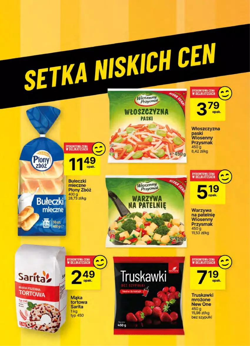 Gazetka promocyjna Delikatesy Centrum - NOWA GAZETKA Delikatesy Centrum od 26 grudnia! 26-31.12.2024 - ważna 26.12 do 31.12.2024 - strona 50 - produkty: Mąka, Mąka tortowa, Miecz, Sarita, Truskawki, Warzywa