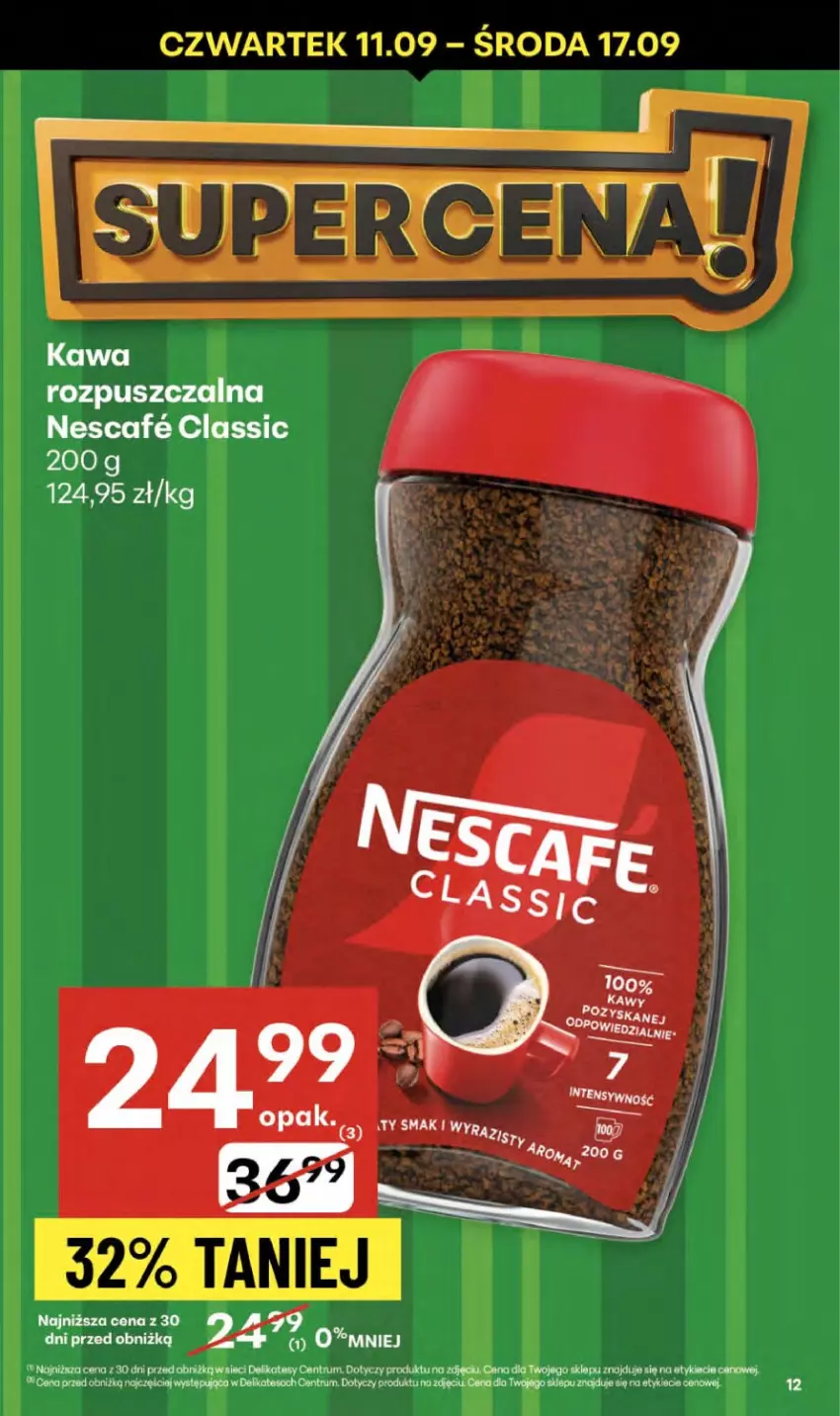 Gazetka promocyjna Delikatesy Centrum - Franczyza DC37 Czwartek - ważna 11.09 do 17.09.2025 - strona 12 - produkty: Kawa, Kawa rozpuszczalna, Rum