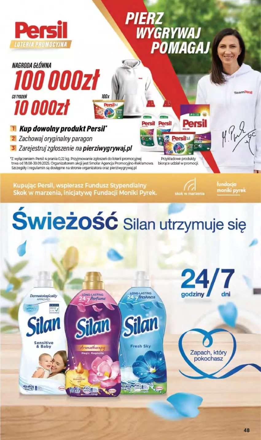 Gazetka promocyjna Delikatesy Centrum - Franczyza DC37 Czwartek - ważna 11.09 do 17.09.2025 - strona 48 - produkty: Gin, Gry, Koc, Mola, Persil, Silan