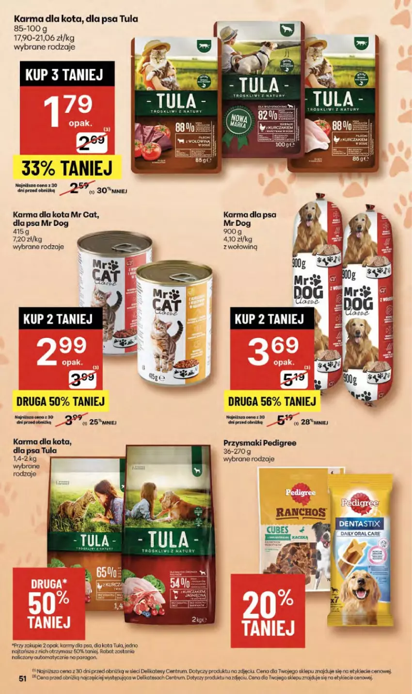 Gazetka promocyjna Delikatesy Centrum - Franczyza DC37 Czwartek - ważna 11.09 do 17.09.2025 - strona 51 - produkty: Pedigree, Przysmaki, Rum