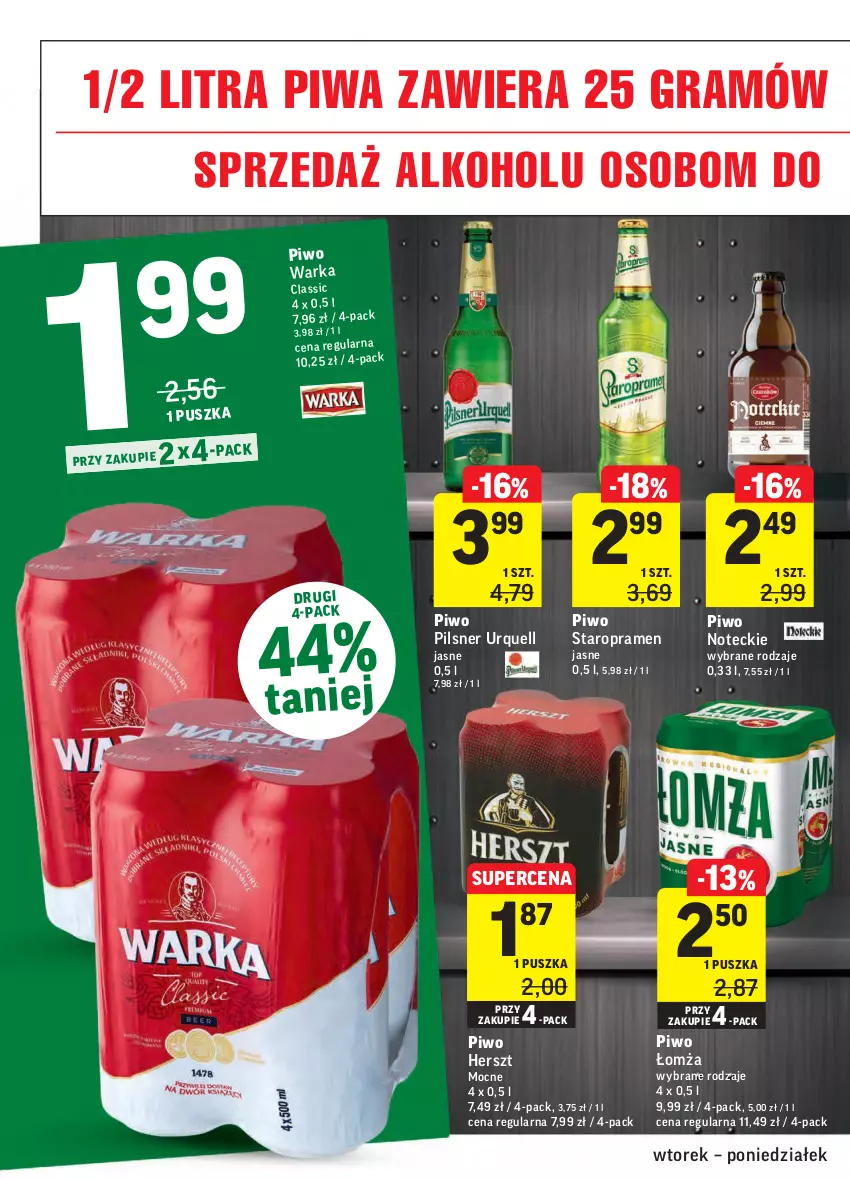 Gazetka promocyjna Intermarche - Gazetka promocyjna - ważna 29.06 do 05.07.2021 - strona 28 - produkty: Gra, Pilsner Urquell, Piwa, Piwo, Warka