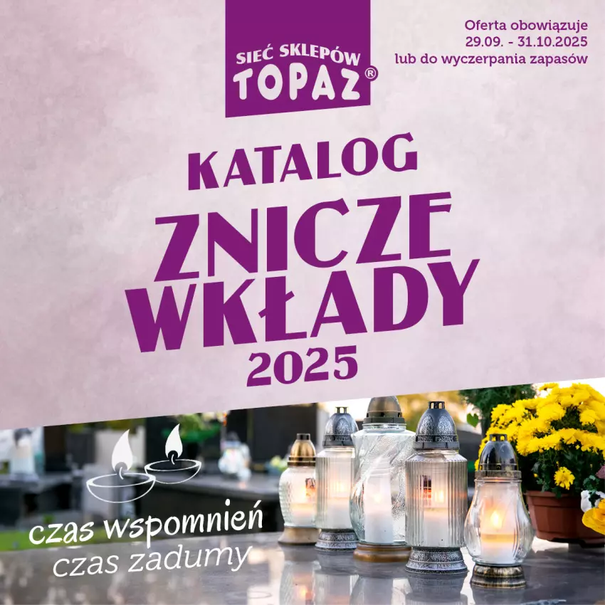 Gazetka promocyjna Topaz - Gazetka - ważna 29.09 do 31.10.2025 - strona 1
