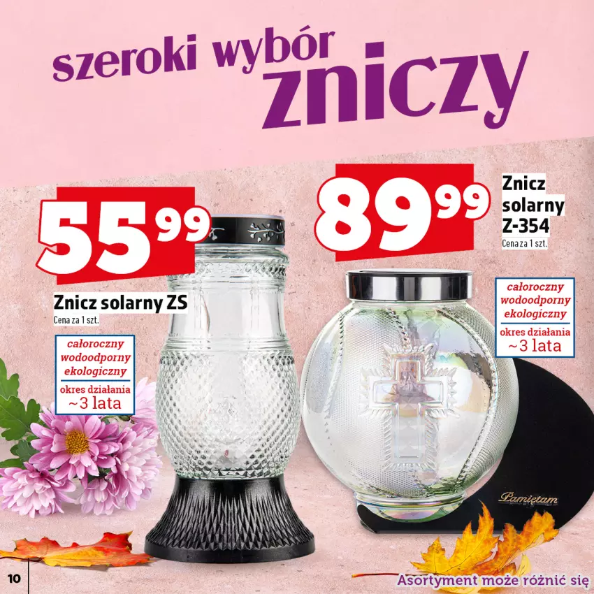 Gazetka promocyjna Topaz - Gazetka - ważna 29.09 do 31.10.2025 - strona 10 - produkty: Por, Znicz