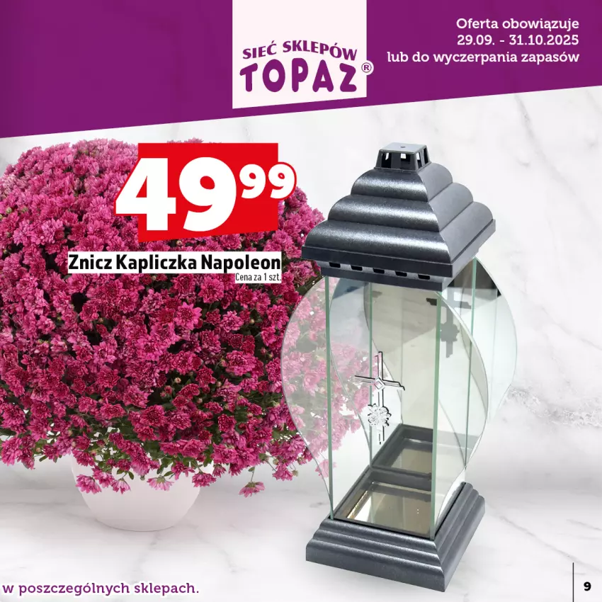 Gazetka promocyjna Topaz - Gazetka - ważna 29.09 do 31.10.2025 - strona 9 - produkty: Top