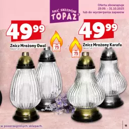 Gazetka promocyjna Topaz - Gazetka - Gazetka - ważna od 31.10 do 31.10.2025 - strona 11 - produkty: Top, Znicz, Fa