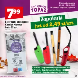 Gazetka promocyjna Topaz - Gazetka - Gazetka - ważna od 31.10 do 31.10.2025 - strona 27 - produkty: Top, Zapalarka