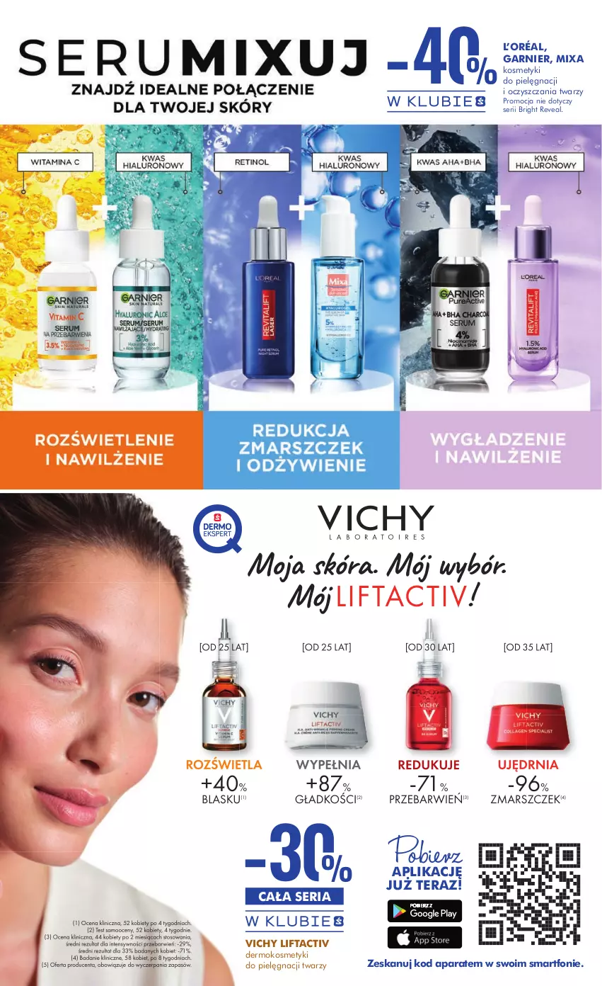 Gazetka promocyjna Super Pharm - Gazetka - ważna 15.02 do 28.02.2024 - strona 19 - produkty: Garnier, Kosmetyki do pielęgnacji, L’Oréal, Mixa, Ser, Smartfon, Tera, Vichy