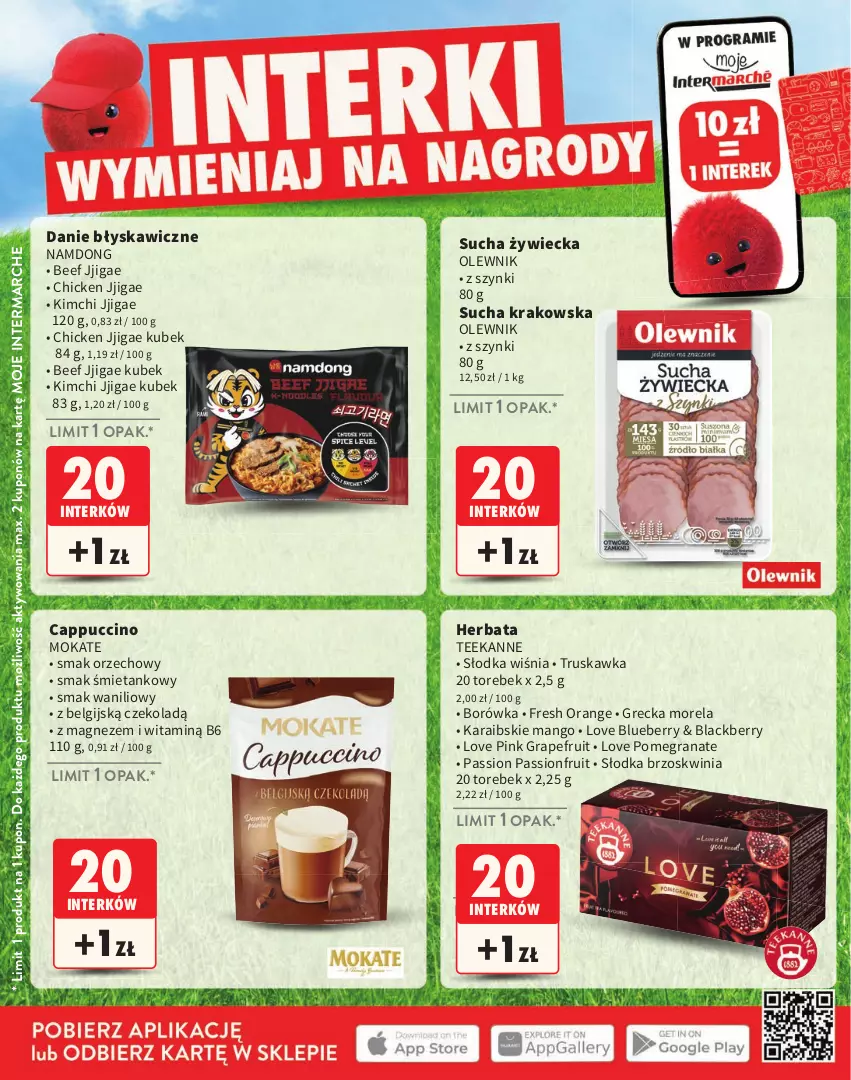 Gazetka promocyjna Intermarche - Gazetka Intermarche - ważna 02.03 do 30.06.2026 - strona 10 - produkty: Borówka, Cappuccino, Gra, Granat, Herbata, Kubek, Lack, LG, Magnez, Mango, Morela, Olewnik, Teekanne