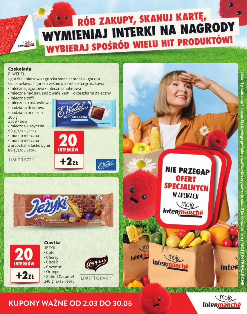 Gazetka promocyjna Intermarche - Gazetka Intermarche - ważna 02.03 do 30.06.2026 - strona 11 - produkty: Ciastka, Czekolada, Deser, E. Wedel, Jeżyki, Kokos, Ser