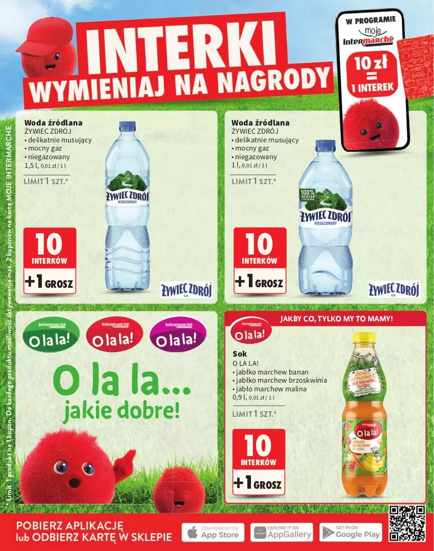 Gazetka promocyjna Intermarche - Gazetka Intermarche - ważna 02.03 do 30.06.2026 - strona 4 - produkty: LANA, Mus, Sok, Woda