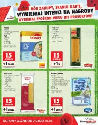 Gazetka promocyjna Intermarche - Gazetka Intermarche - Gazetka - ważna od 30.06 do 30.06.2026 - strona 7 - produkty: Makaron, Sos, Ryż, Mus, Sonko, Spaghetti, Kasza, Olej, Lisner