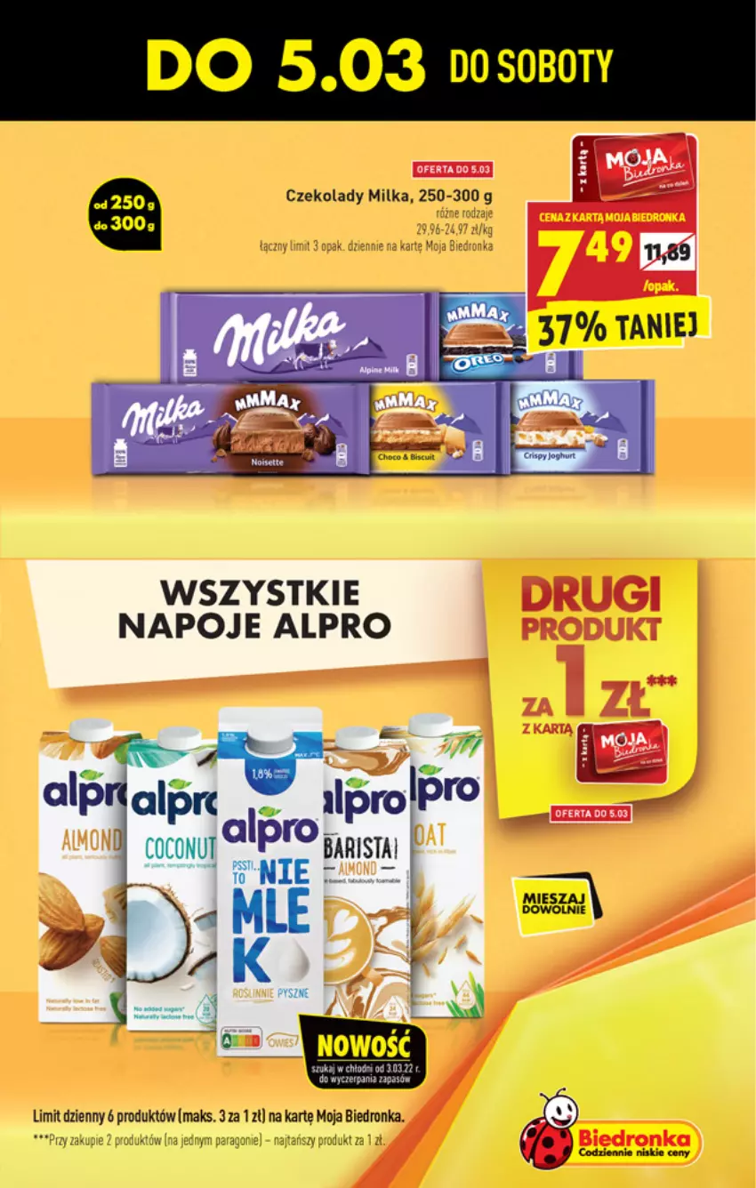 Gazetka promocyjna Biedronka - W tym tygodniu - ważna 03.03 do 09.03.2022 - strona 15 - produkty: Dron, Milka