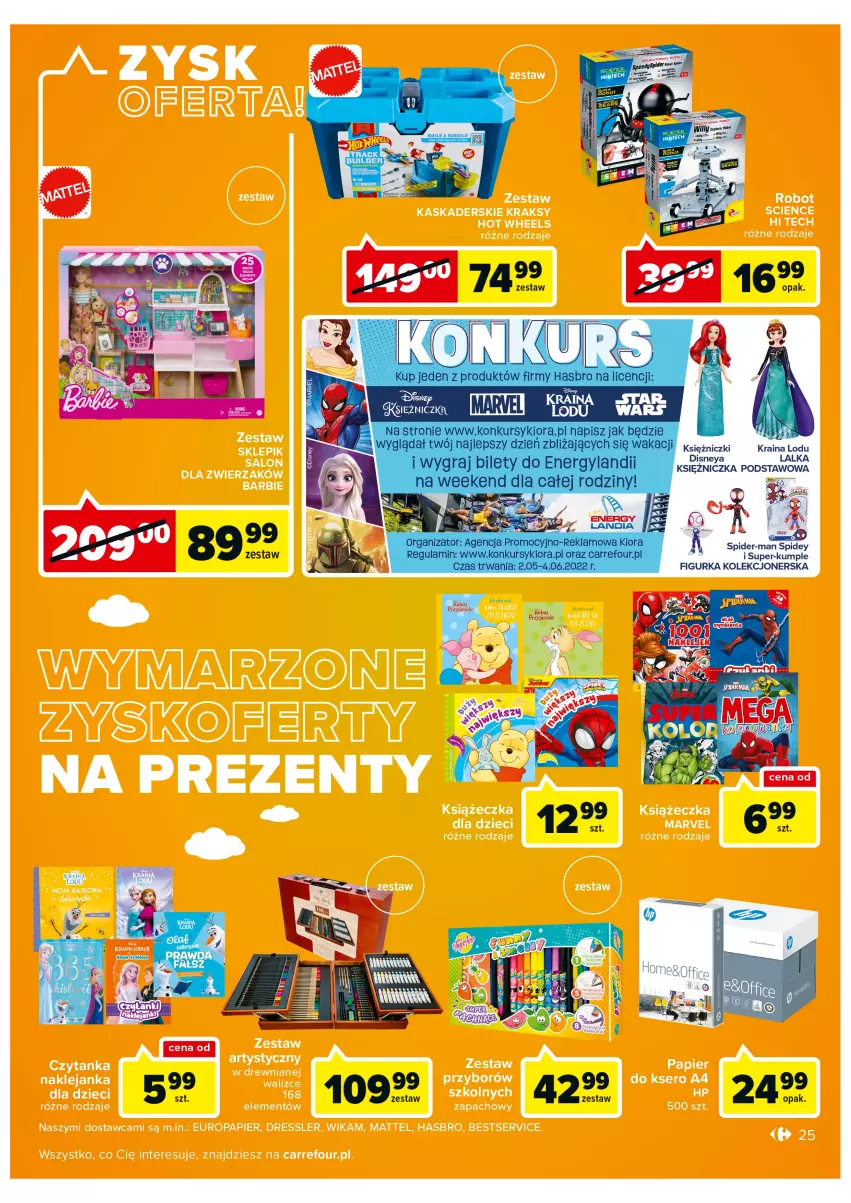 Gazetka promocyjna Carrefour - Gazetka Carrefour ZyskOferty - ważna 16.05 do 21.05.2022 - strona 25 - produkty: Disney, Lalka, Por