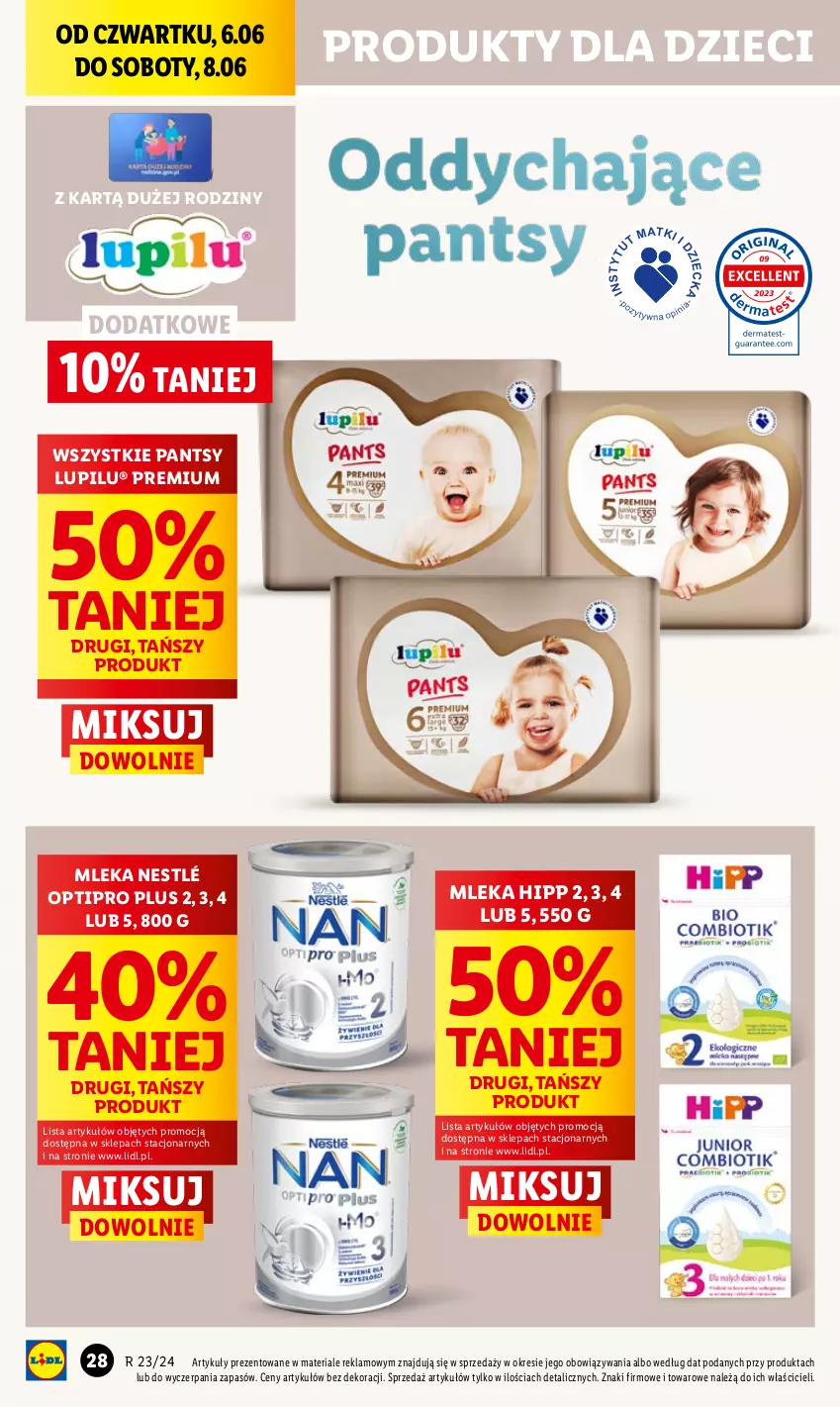 Gazetka promocyjna Lidl - GAZETKA - ważna 06.06 do 08.06.2024 - strona 40 - produkty: Dzieci, HiPP, Nestlé