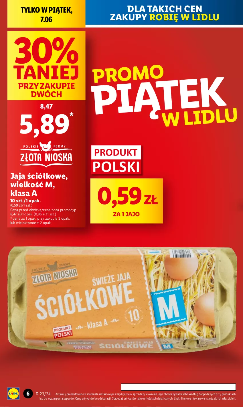 Gazetka promocyjna Lidl - GAZETKA - ważna 06.06 do 08.06.2024 - strona 8 - produkty: Jaja