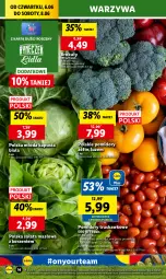 Gazetka promocyjna Lidl - GAZETKA - Gazetka - ważna od 08.06 do 08.06.2024 - strona 18 - produkty: Warzywa, Ser, Sałata masłowa, Sałat, Chleb, Brokuły, Masło, Pomidory