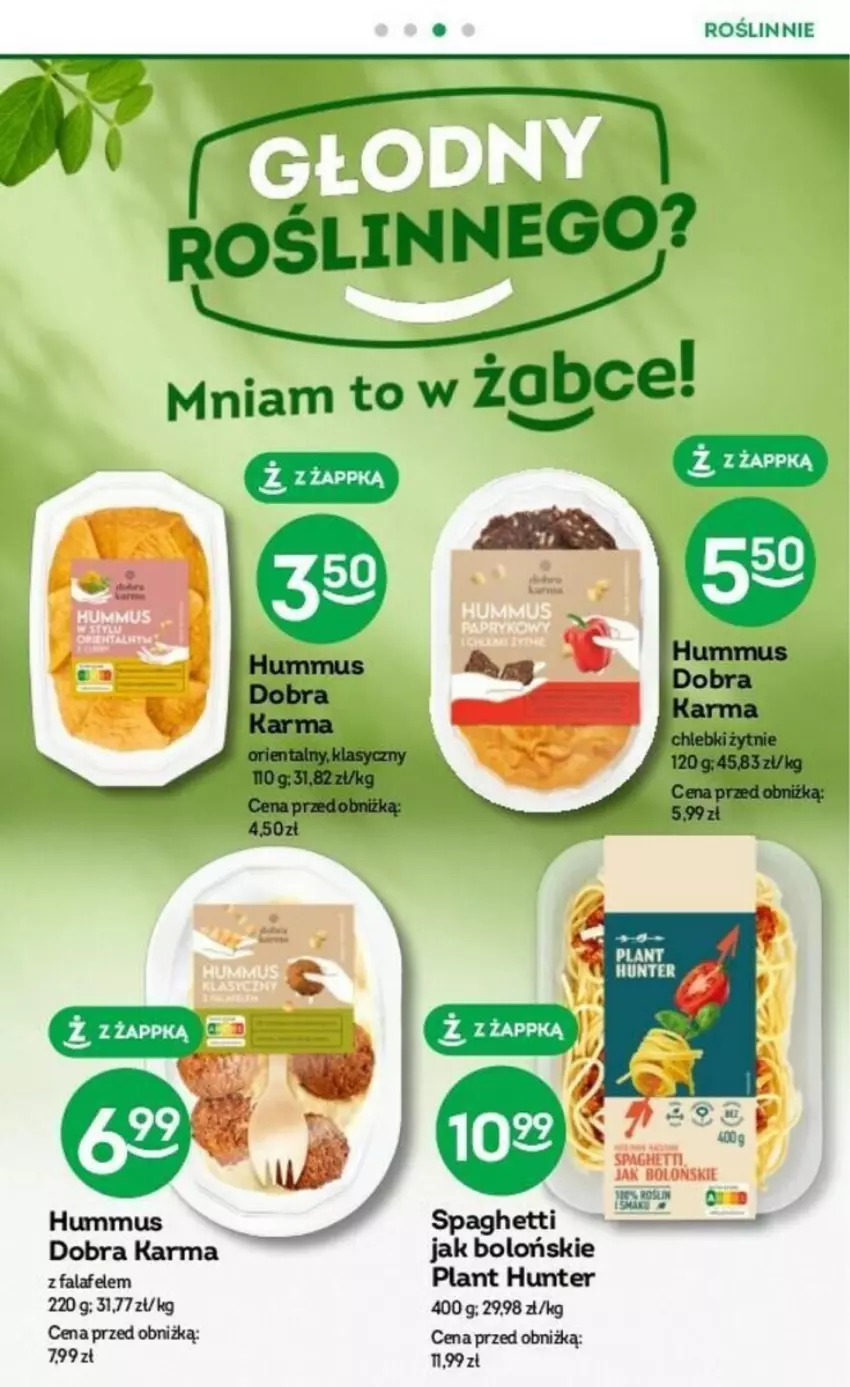 Gazetka promocyjna Żabka - ważna 03.01 do 16.01.2024 - strona 17 - produkty: Fa, Hummus, Mus, Spaghetti