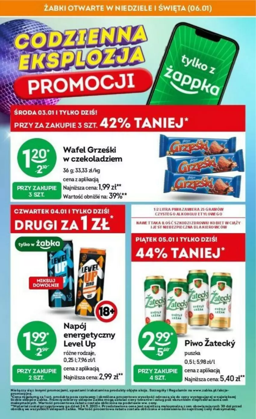 Gazetka promocyjna Żabka - ważna 03.01 do 16.01.2024 - strona 34 - produkty: Fa, Gra, Grześki