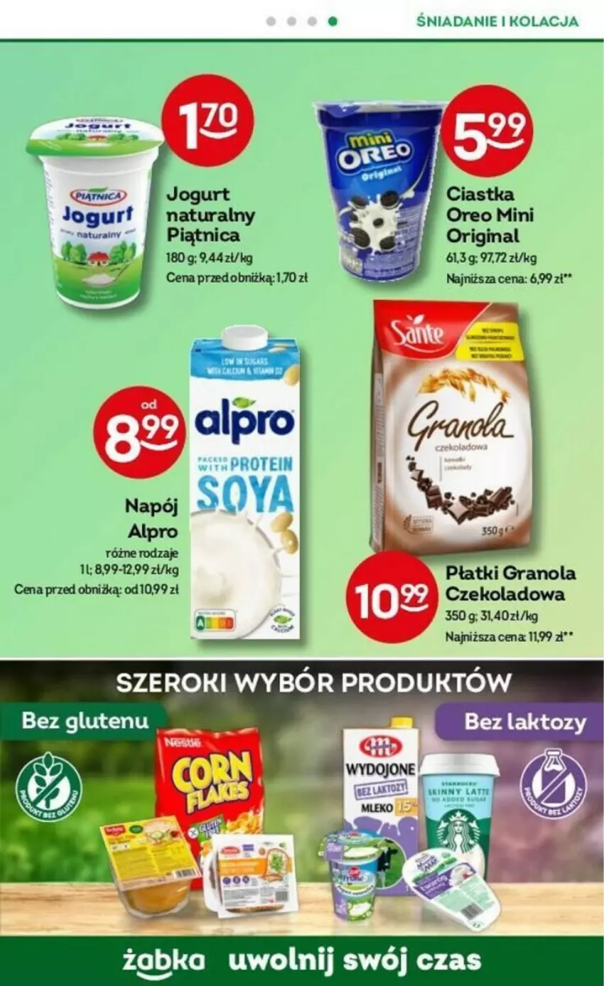 Gazetka promocyjna Żabka - ważna 03.01 do 16.01.2024 - strona 36 - produkty: Alpro, Ciastka, Gin, Gra, Granola, Jogurt, Napój, Oreo, Piątnica